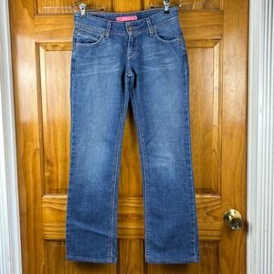 Levis Jeans 518 Womens 5 Y2K Low Rise Straight Leg Med Wash Denim Indie Sleaze